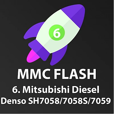 Модуль 6 MMC Flash, Mitsubishi Diesel Denso SH7058/7058S/7059 Модуль 6 MMC Flash, Mitsubishi Diesel Denso SH7058/7058S/7059