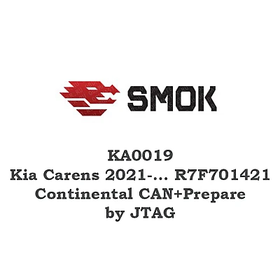 KA0019 Kia Carens 2021-... R7F701421 Continental CAN+Prepare by JTAG KA0019 Kia Carens 2021-... R7F701421 Continental CAN+Prepare by JTAG