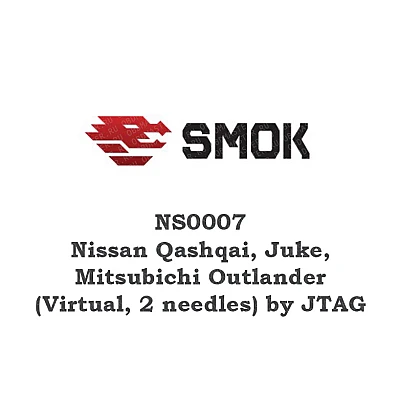 NS0007 Nissan Qashqai, Juke, Mitsubichi Outlander (Virtual, 2 needles) by JTAG NS0007 Nissan Qashqai, Juke, Mitsubichi Outlander (Virtual, 2 needles) by JTAG