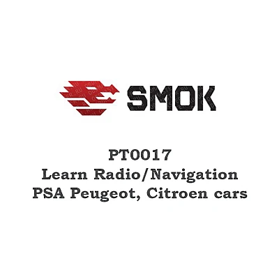 PT0017 Learn Radio/Navigation PSA Peugeot, Citroen cars PT0017 Learn Radio/Navigation PSA Peugeot, Citroen cars