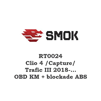 RT0024 Clio 4 /Capture/ Trafic III 2018-... OBD KM + blockade ABS RT0024 Clio 4 /Capture/ Trafic III 2018-... OBD KM + blockade ABS