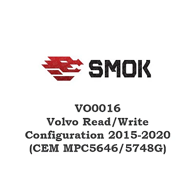 VO0016 Volvo Read/Write Configuration 2015-2020 (CEM MPC5646/5748G) VO0016 Volvo Read/Write Configuration 2015-2020 (CEM MPC5646/5748G)