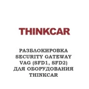Лицензия для разблокировки SGW VAG (SFD1, SFD2) для оборудования ThinkCar