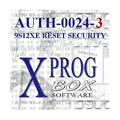 Авторизация XPROG AUTH-0024-3 9S12XE Security Авторизация XPROG AUTH-0024-3 9S12XE Security