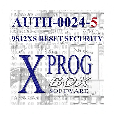 Авторизация XPROG AUTH-0024-5 9S12XS Security Авторизация XPROG AUTH-0024-5 9S12XS Security