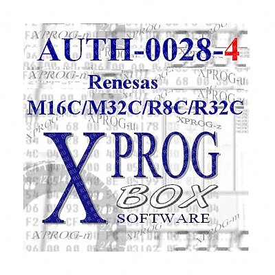 Авторизация XPROG AUTH-0028-4 для Renesas M32C Авторизация XPROG AUTH-0028-4 для Renesas M32C