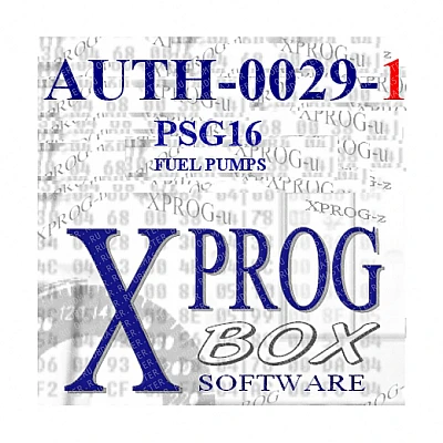 Авторизация XPROG AUTH-0029-1 для клонирования PSG16 Авторизация XPROG AUTH-0029-1 для клонирования PSG16