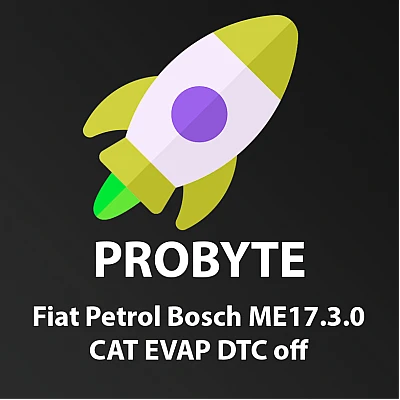 Модуль ProByte FULL Fiat Petrol Bosch ME17.3.0 CAT EVAP DTC off Модуль ProByte FULL Fiat Petrol Bosch ME17.3.0 CAT EVAP DTC off