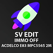 SVedit IMMO OFF ACDELCO E83 MPC5565 2M